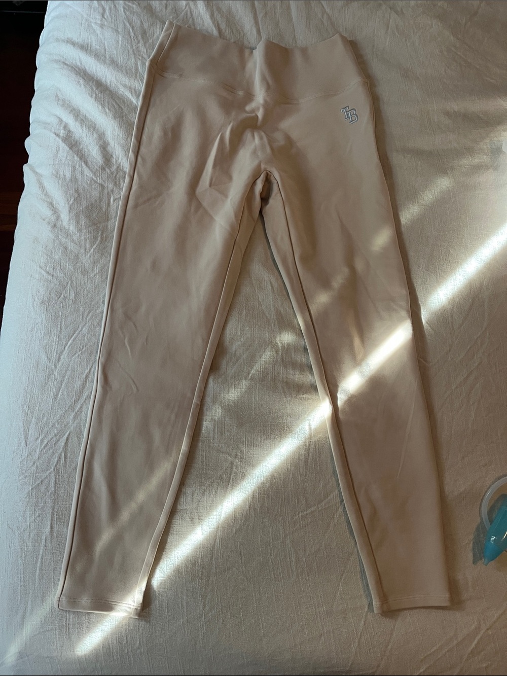 The Bar Cream High-Waist Leggings